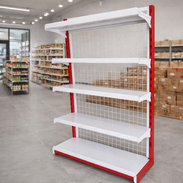 Rak Gondola Minimarket Palangkaraya Tipe Rak Single